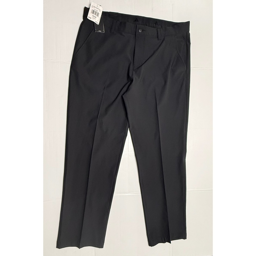 Adidas Ultimate365 Mod Golf Pants Mens 35x30 Black Regular Fit Straight IQ2957